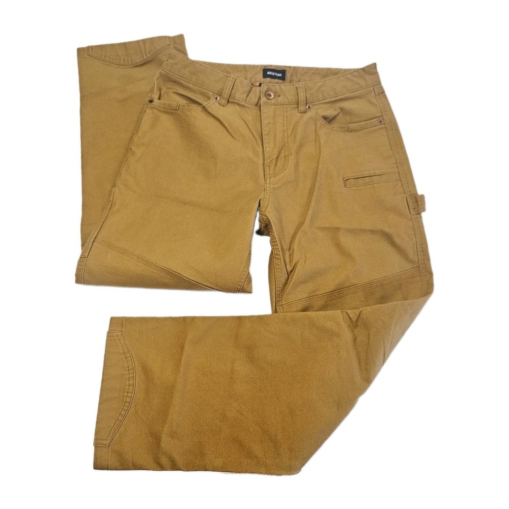 Brixton Essex Washed Cropped Mid Rise Wide Leg Painter Pants Women's 30